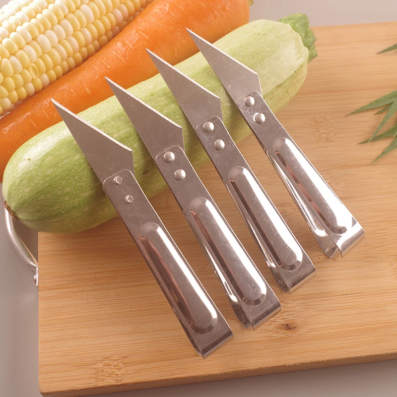 鸭毛鸡毛猪毛夹除毛器鱼骨鱼刺镊子拔毛器猪毛钳厨房多功能不锈钢