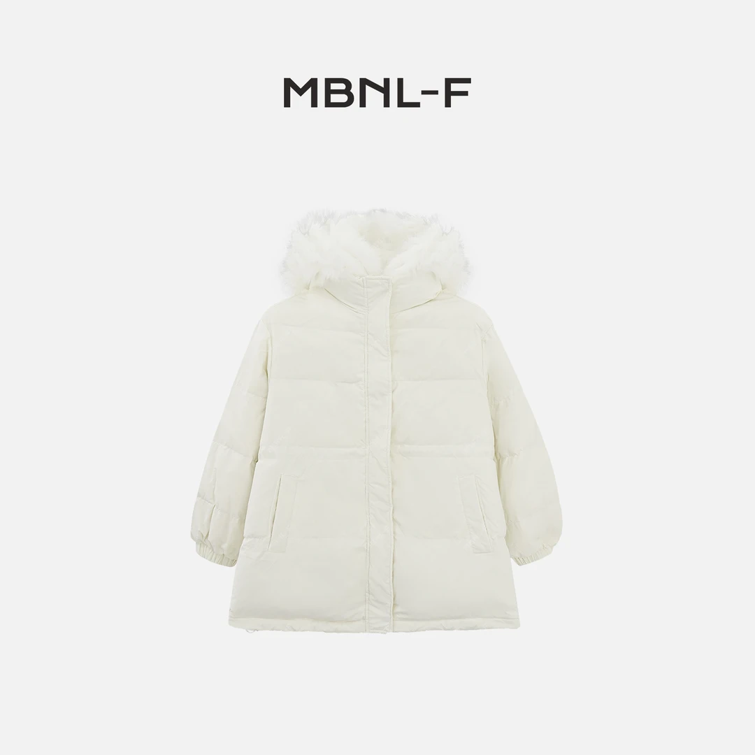 MBNL-F“薰衣草” 2024F/W新品 狐狸毛领连帽羽绒服 秦磊XM-YR6741