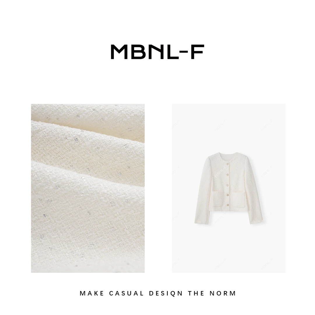 MBNL-F【何玥】小香风休闲百搭西装外套XM-WT1153