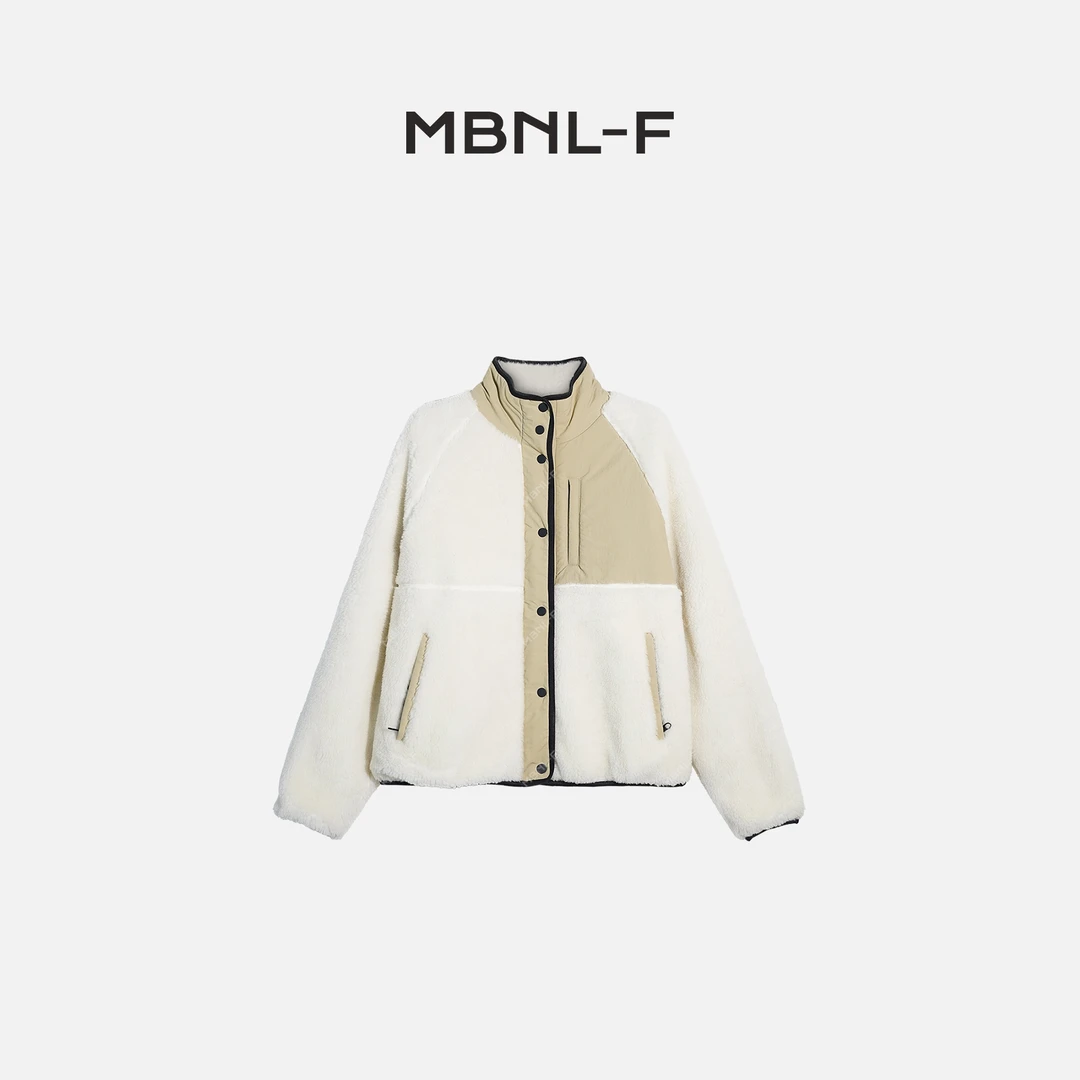 MBNL-F“冠希同款” 2024F/W新品 100%羊毛拼色外套 秦磊XM-WT7712