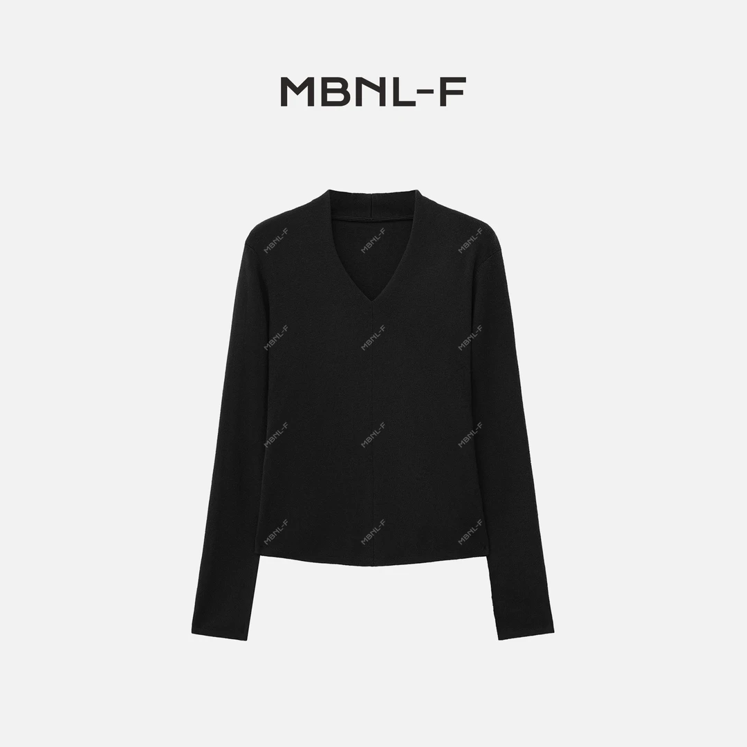 MBNL-F“欧系老钱” 2024F/W新品 设计感长袖打底 秦磊XM-MY83179