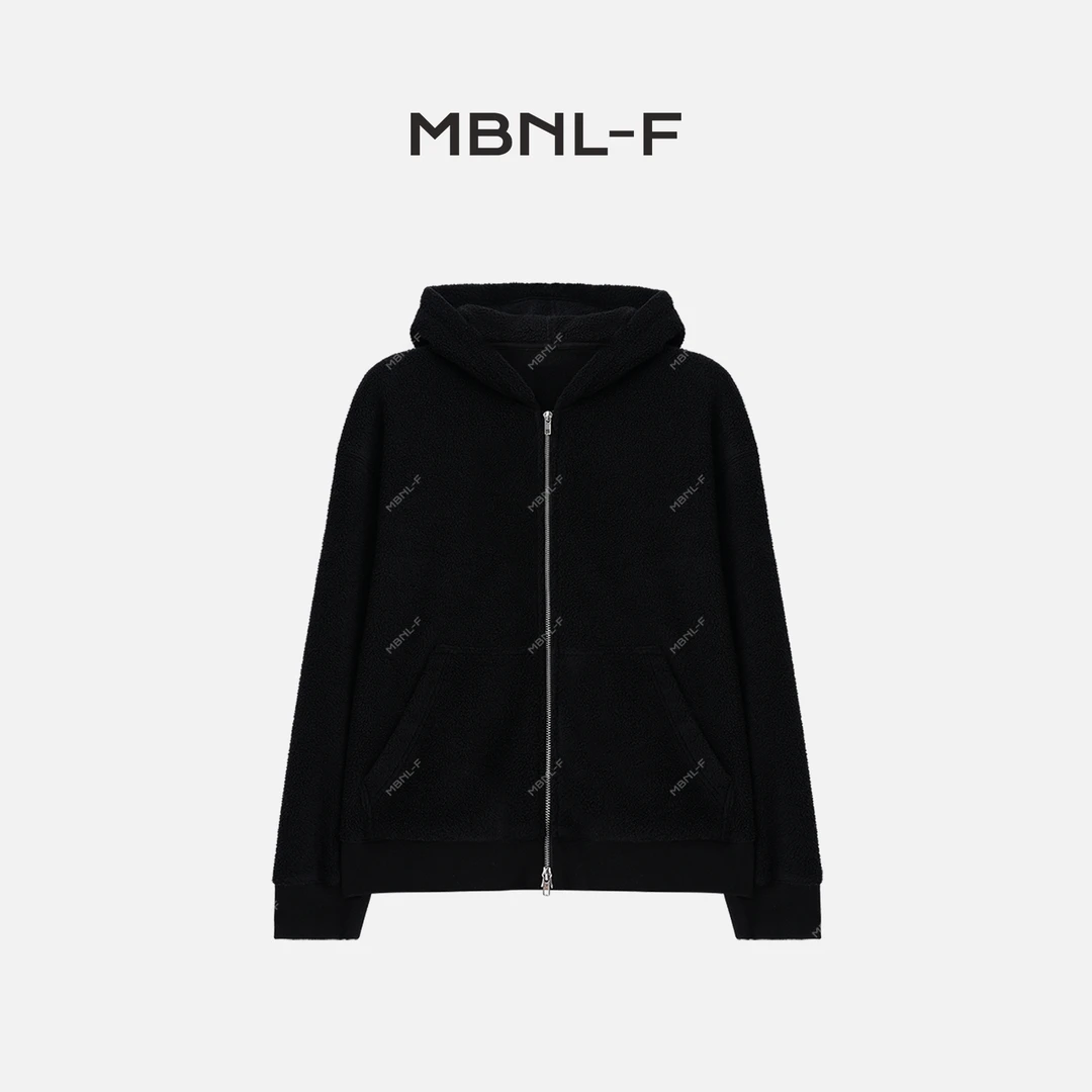 MBNL-F2024F/W新品 极简运动日常连帽拉链卫衣 秦磊XM-WY03125