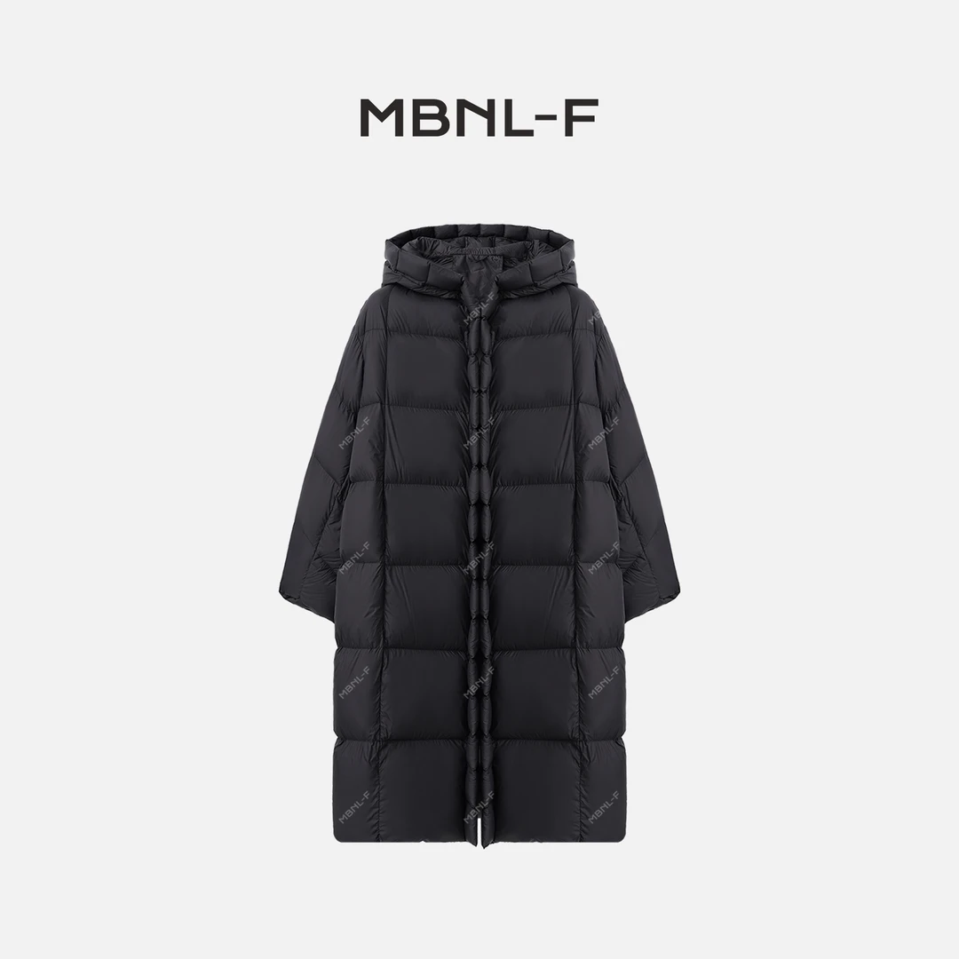 MBNL-F 2024F/W新品 磁吸扣重磅中长款连帽羽绒服 秦磊XM-YR69778