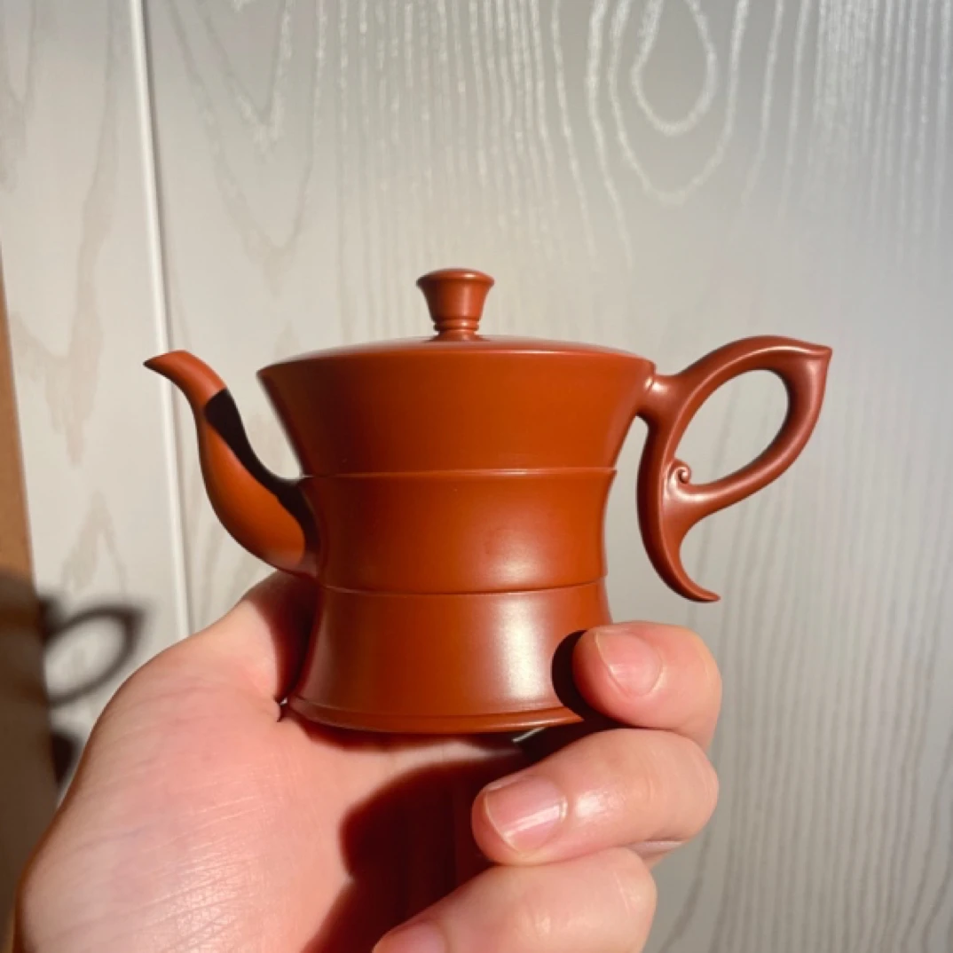 【章燕城·章广鑫】潮州手拉壶长乐壶纯手工手拉潮汕工夫茶壶茶具