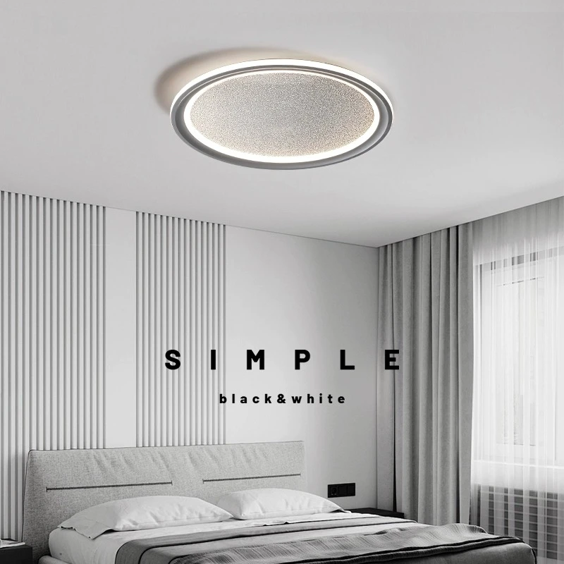 意式极简星空卧室灯简约现代大气主卧书房全光谱家用吸顶灯灯具