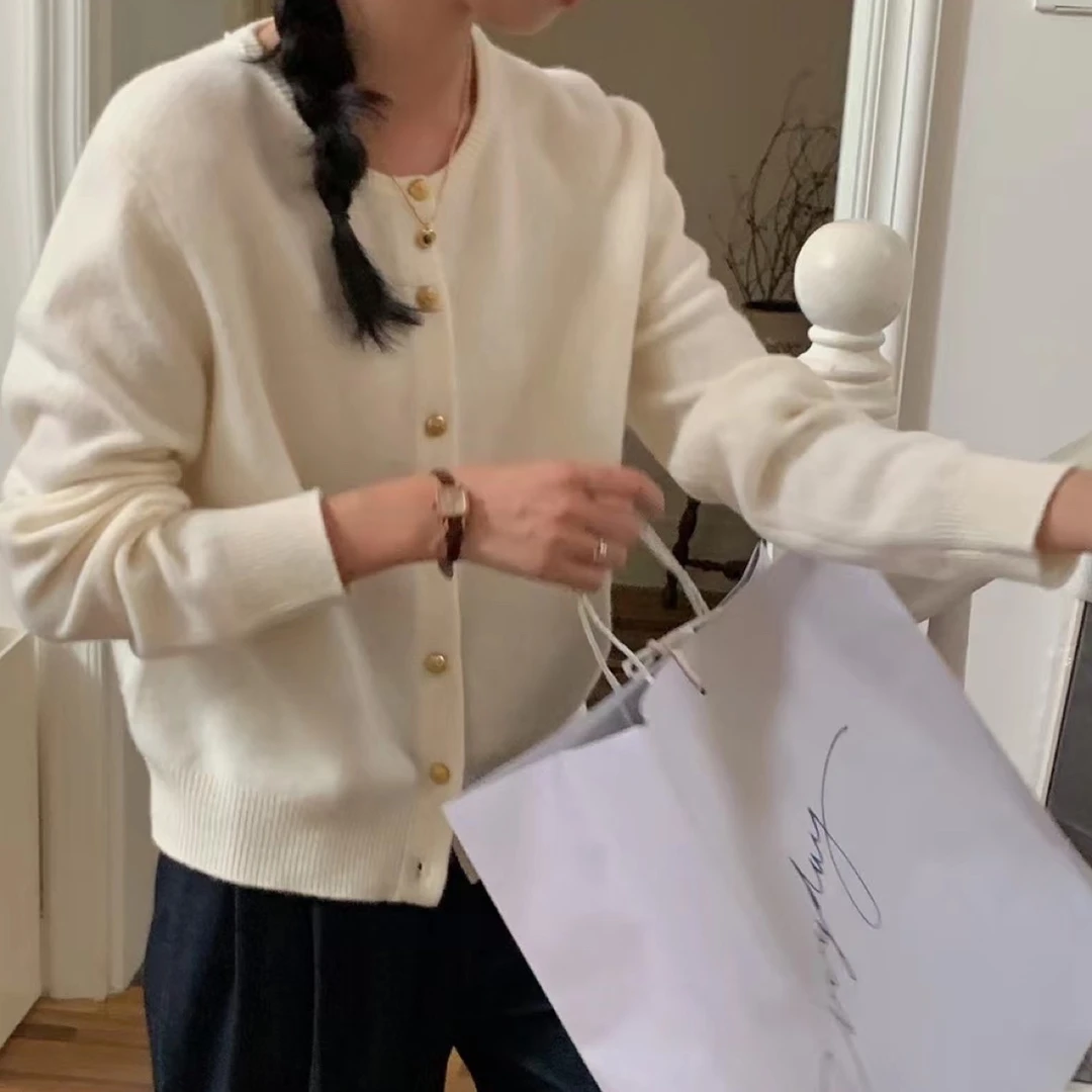 P&C Studio egg小金豆毛衣针织开衫