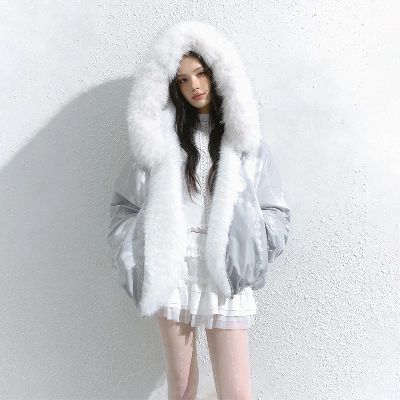 【专属L】SALTHe盐茶丨【北海道】草草印花双面穿短外套