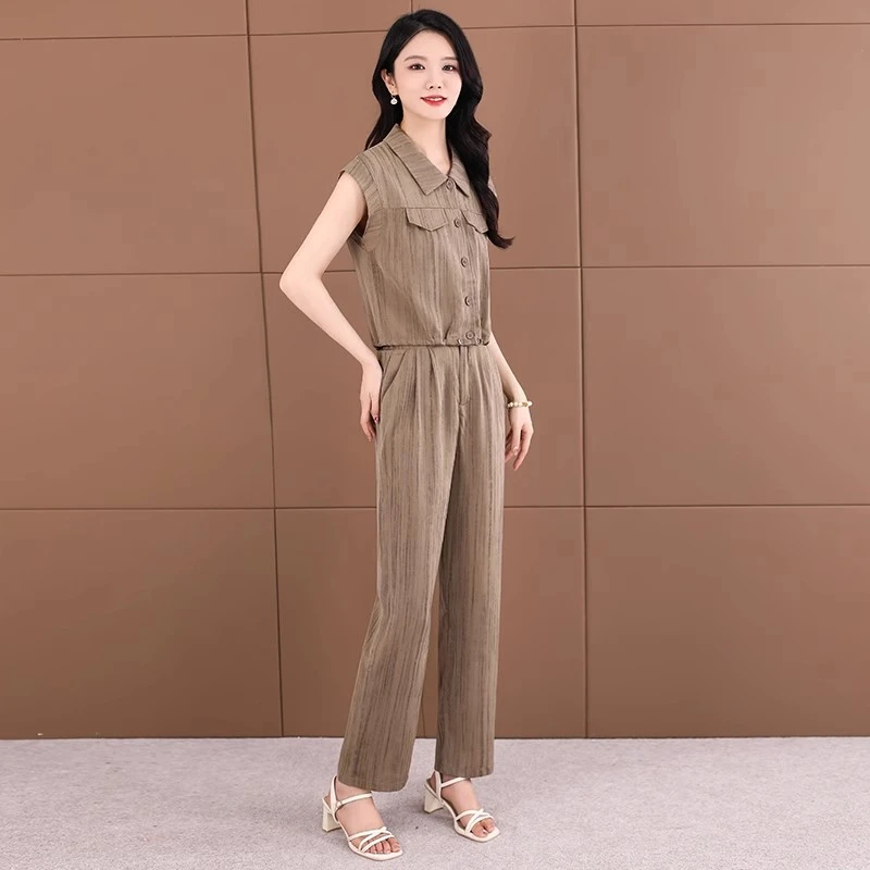 今年流行的时尚套装女夏季2025新款时尚洋气品牌小个子高端两件套