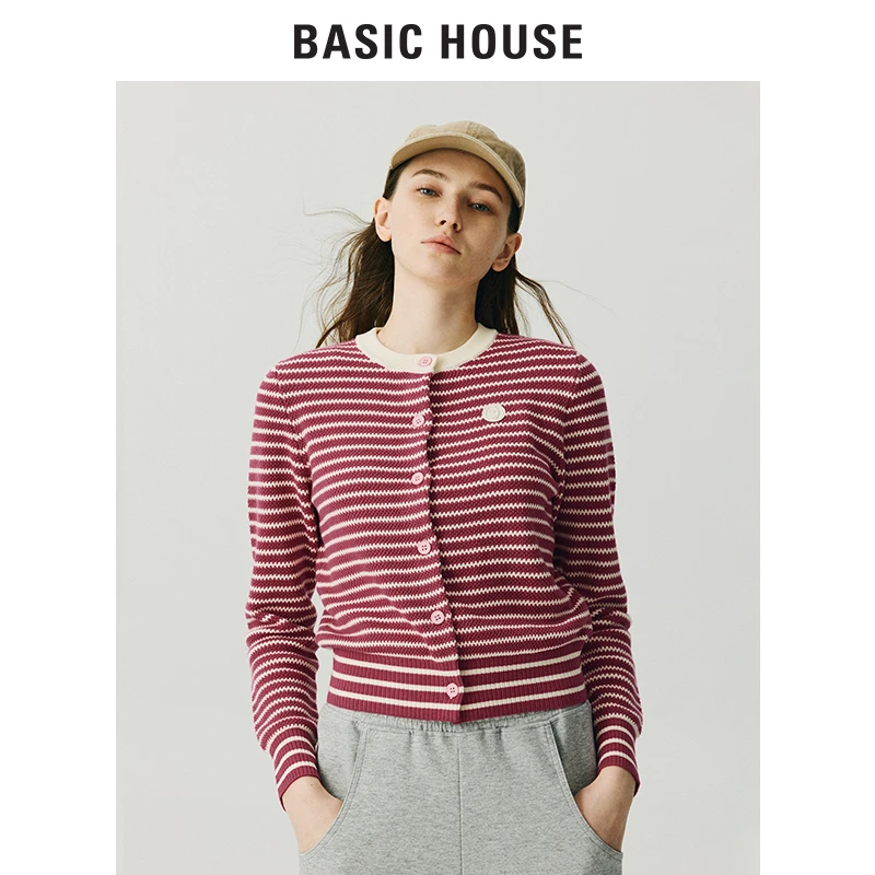 Basic House/百家好薄荷曼波千金玛德琳短款休闲上衣B0143B53262