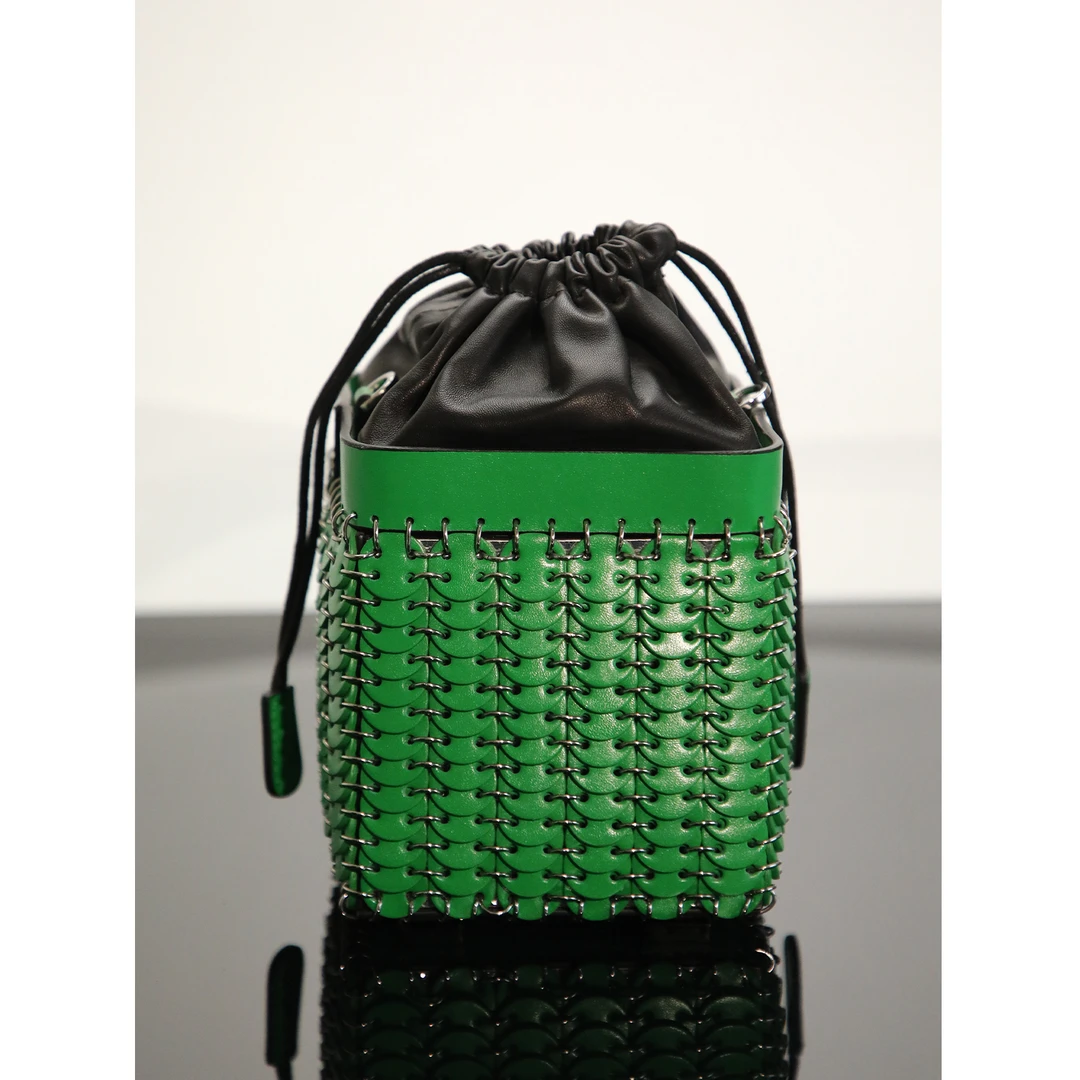 MY WANTS时尚简约百搭休闲抽绳单肩包B3231