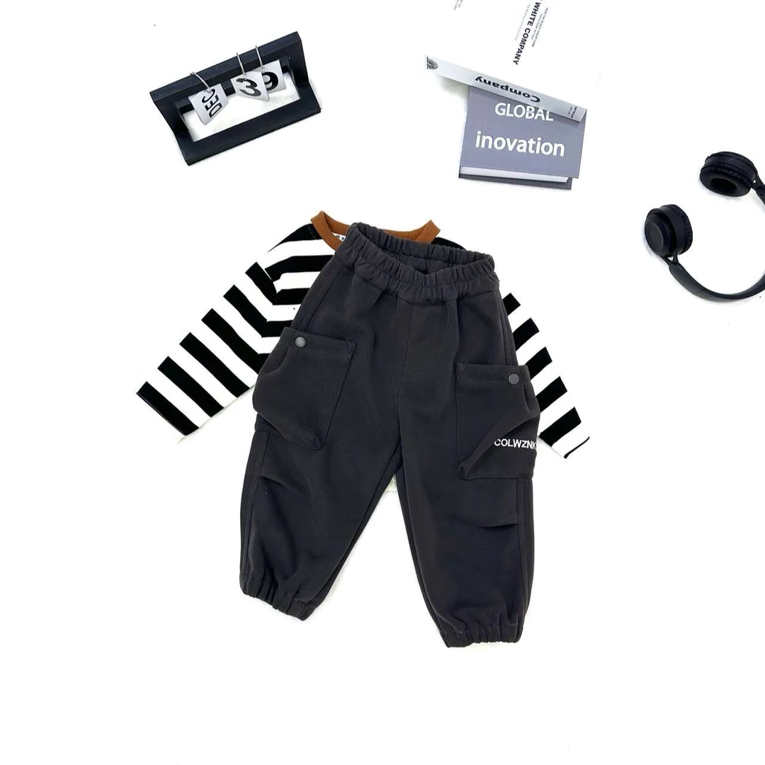 K6111   韩版 绣花立体袋工装卫裤