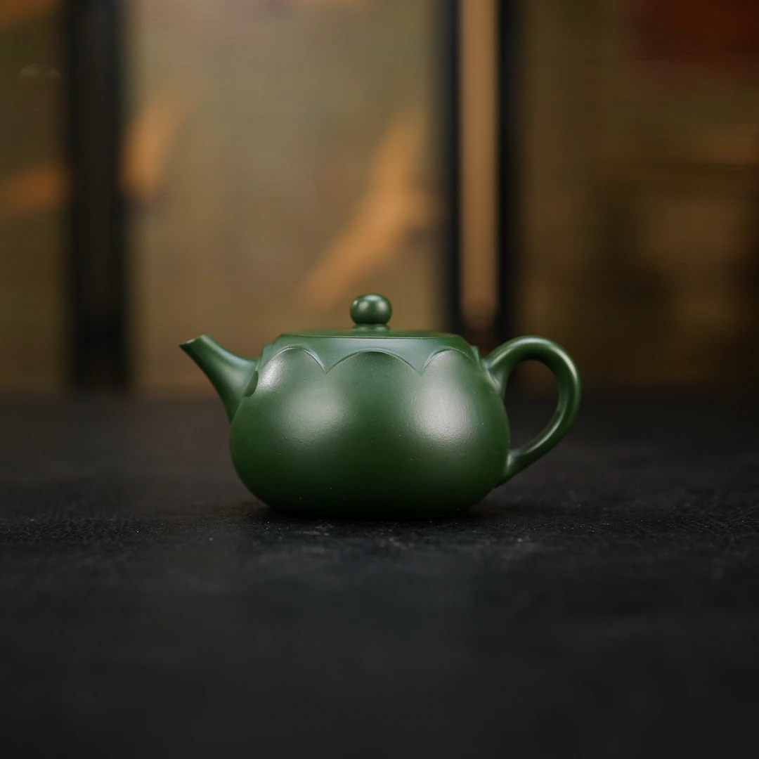 范家壶庄《梵莲》大生绿泥165cc品牌系列手工紫砂壶