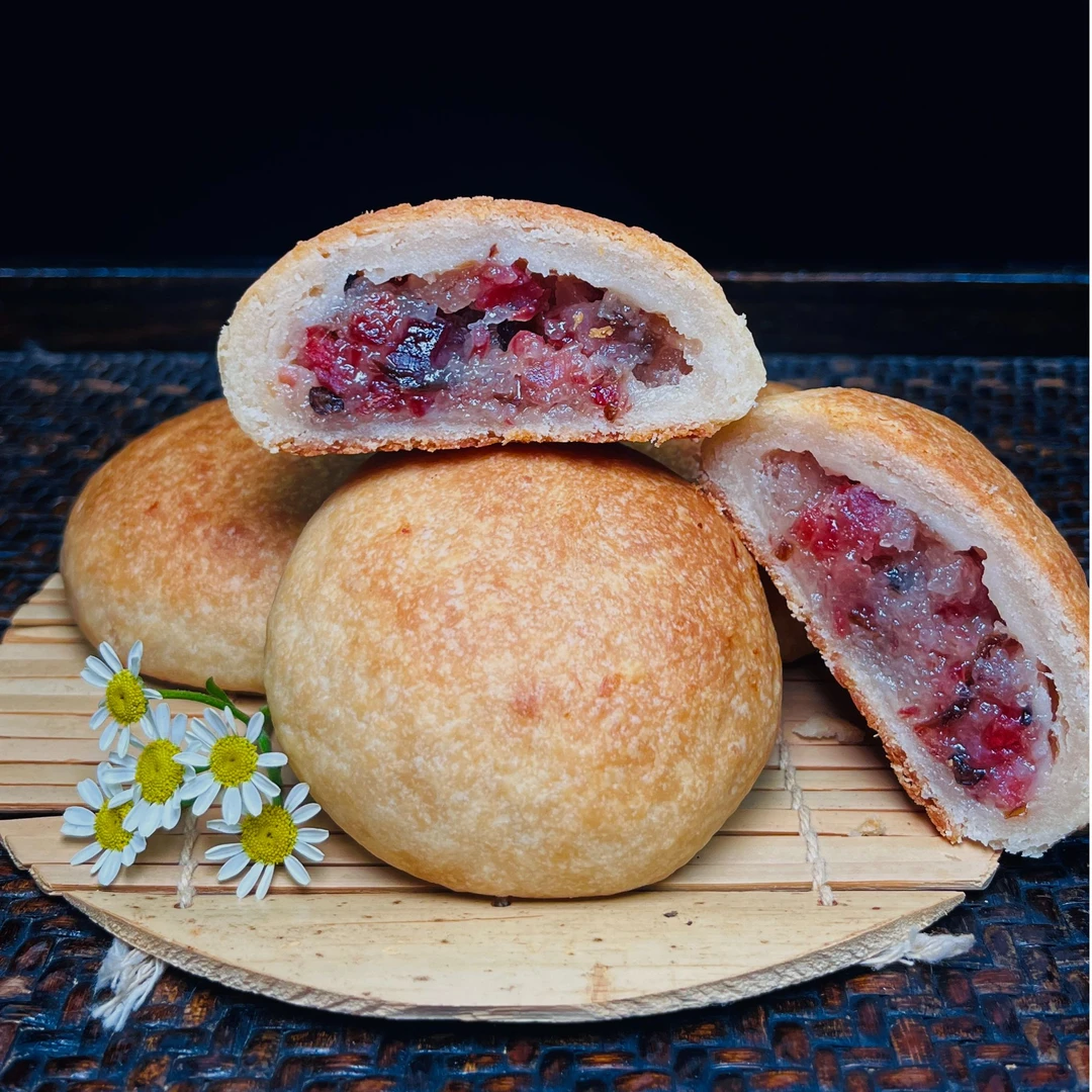 【鸡枞云腿】月饼中秋佳节传统纯手工制作传承休闲零食点心礼盒包装