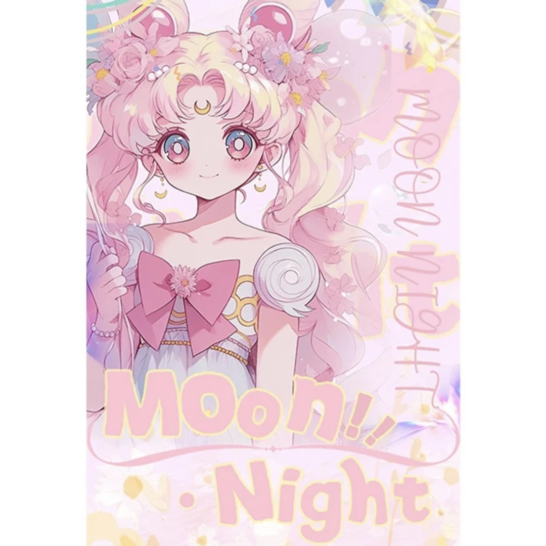 【兔兔拆盒】 Moon night-美少女战士 国卡二创收藏卡牌盲盒