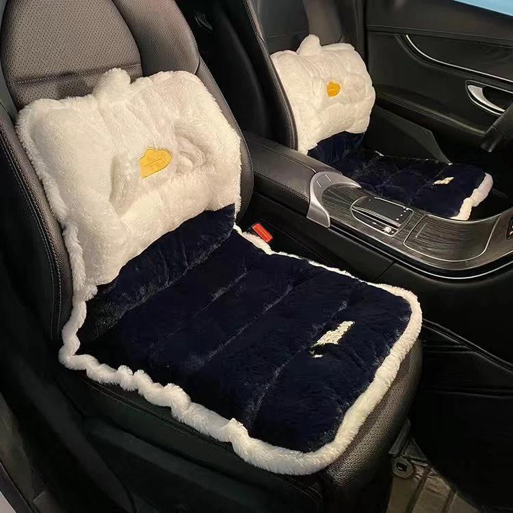【小扬哥推荐】汽车坐垫冬季毛绒单片车内座椅加热坐垫四季通用车