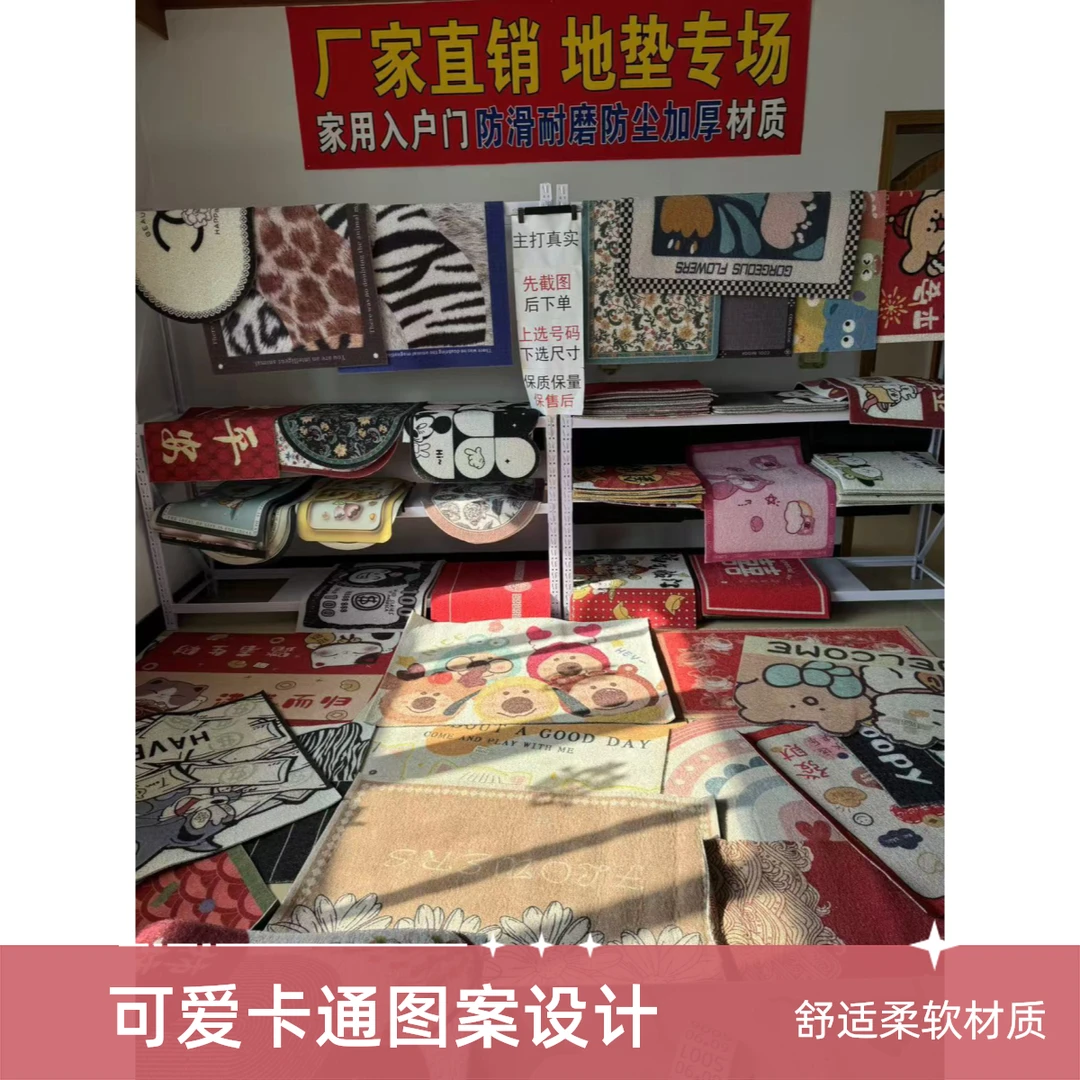 1号单件丝圈孤品福利价防脏耐磨防滑效果特别好家用防盗门卫生间