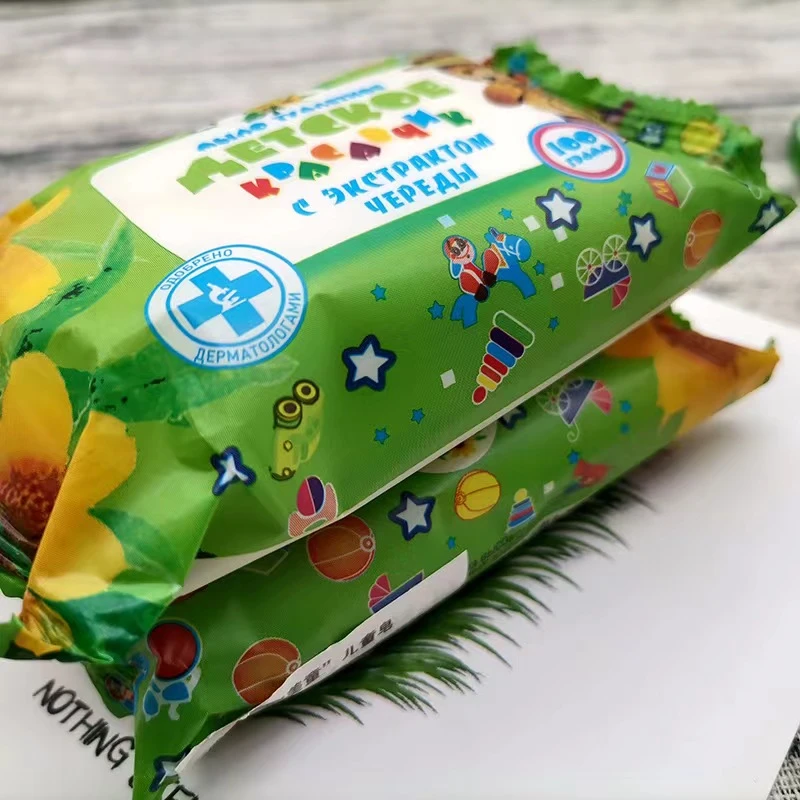 俄罗斯进口儿童香皂亲肤干爽干爽100g/块