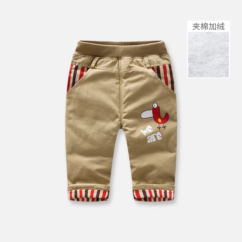 K2158//宝宝冬季加绒加厚休闲裤童裤男童小童长裤