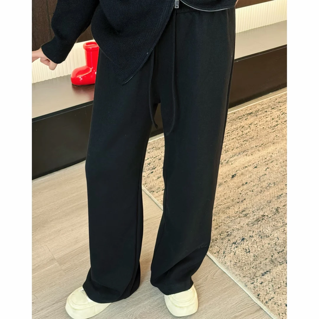 Xiaix【云朵裤】休闲百搭宽松显瘦抽绳白色卫裤WK0929夏夏