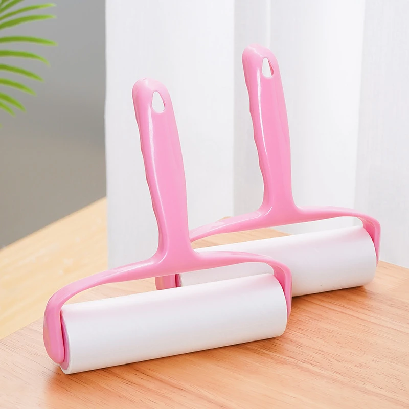 粘尘纸粘毛滚筒粘毛神器粘毛器可撕宠物粘毛清洁胶带除滚筒毡毛粘