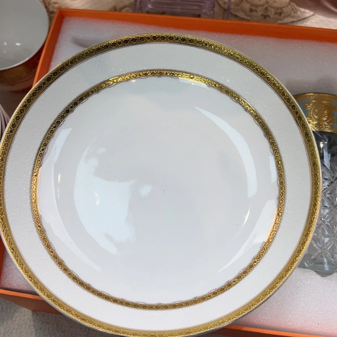 【闪购商品】瓷碗温***、8寸深盘6个