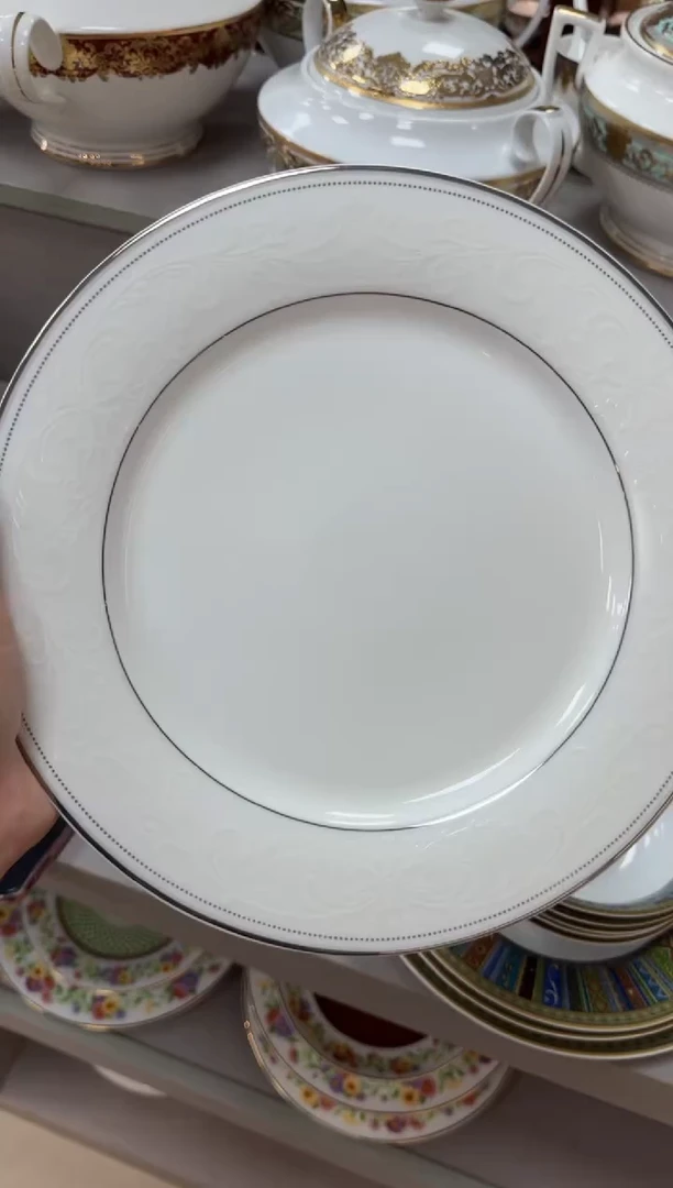 【闪购商品】瓷片11英寸平盘福利价微瑕2只