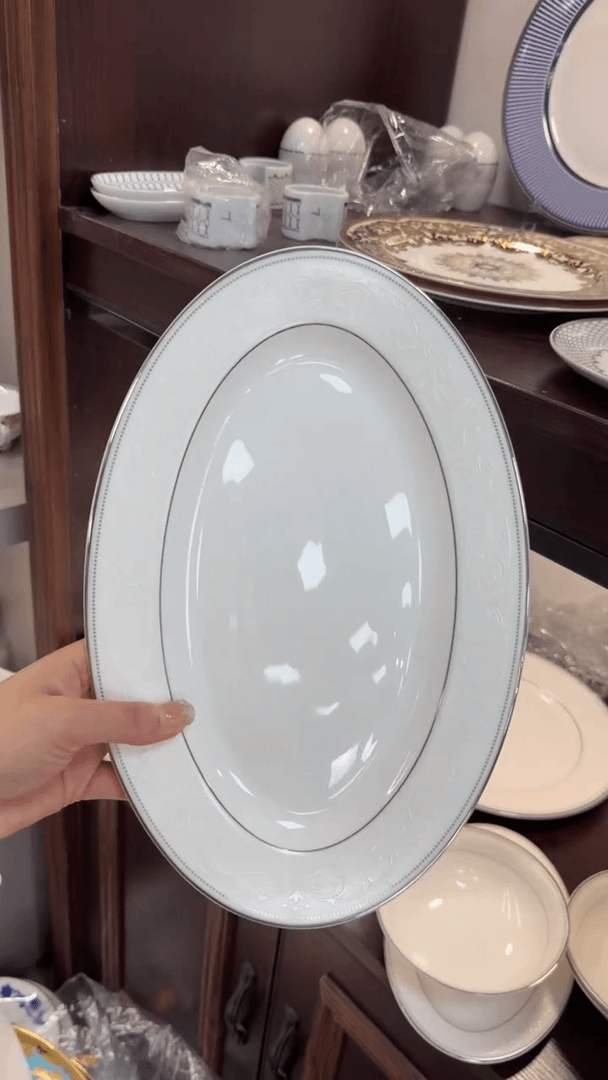【闪购商品】瓷片12英寸鱼盘 福利价