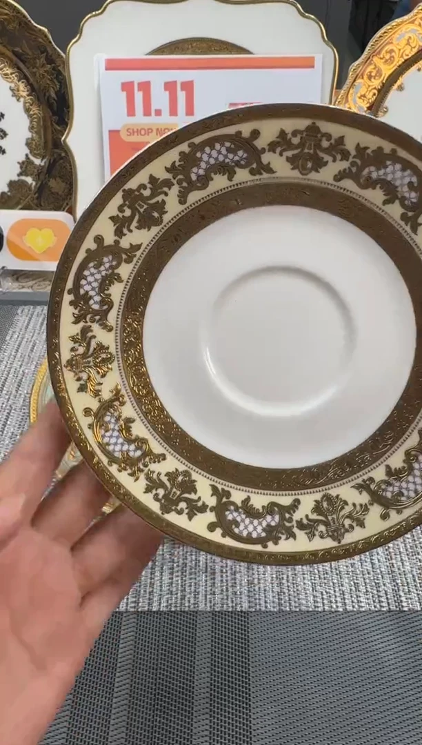 【闪购商品】瓷片6英寸骨碟福利价微瑕