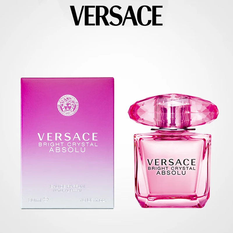 Versace范思哲臻挚粉钻香恋水晶女士浓香水EDP花果香调30 50 90ml