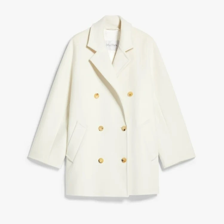 全新未使用  MAXMARA Guinea系列白色大衣      不支持七天