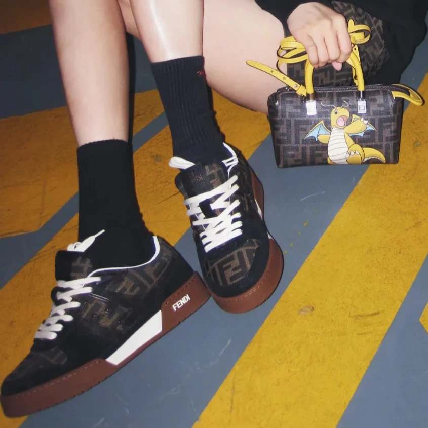 全新未使用 FENDI/芬迪 Fendi 老花运动鞋