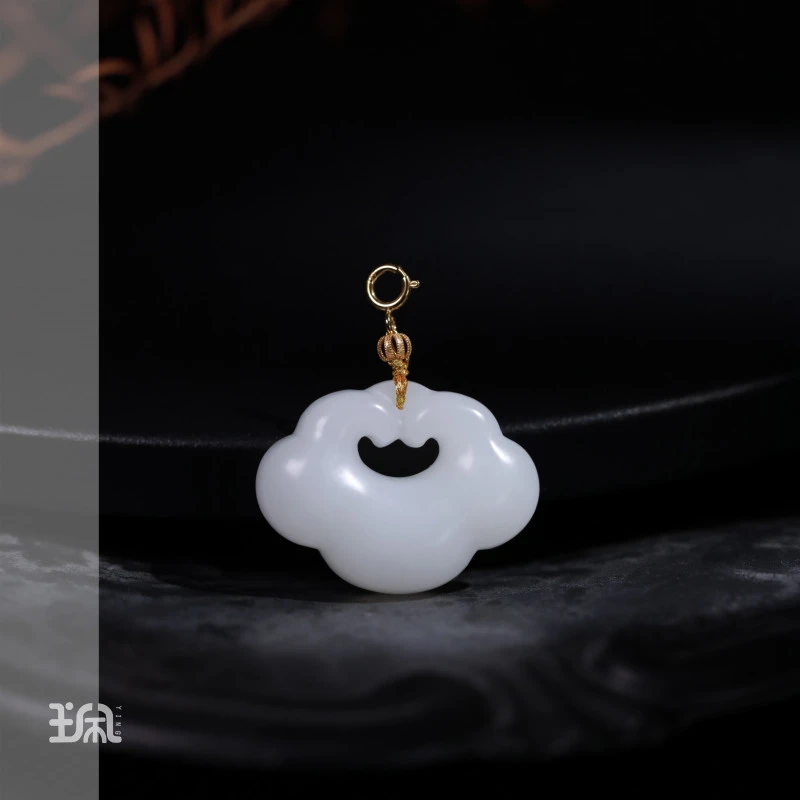 单坠/奕楠|和田玉*18K金镶嵌QXB24101408多样性发其一