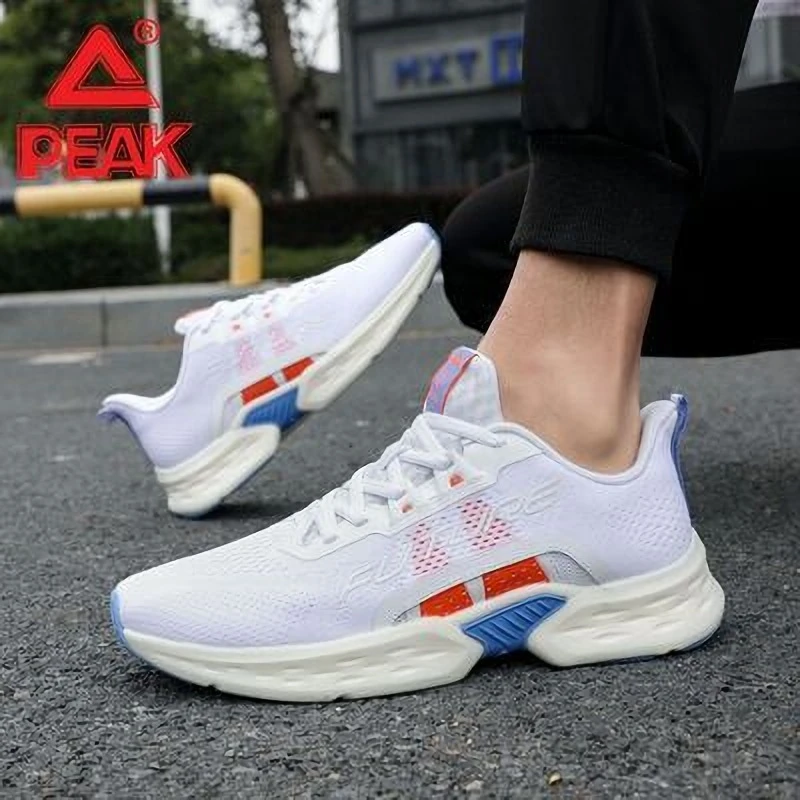 匹克跑步鞋男士2023年春季潮流时尚休息健步鞋网面透气防滑运动鞋