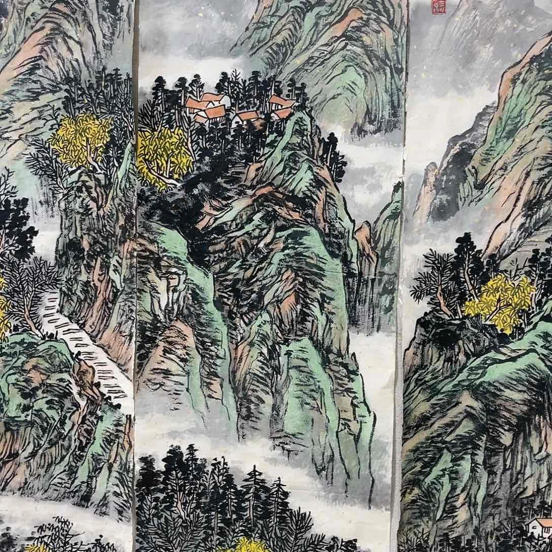 姜奇老师山水作品