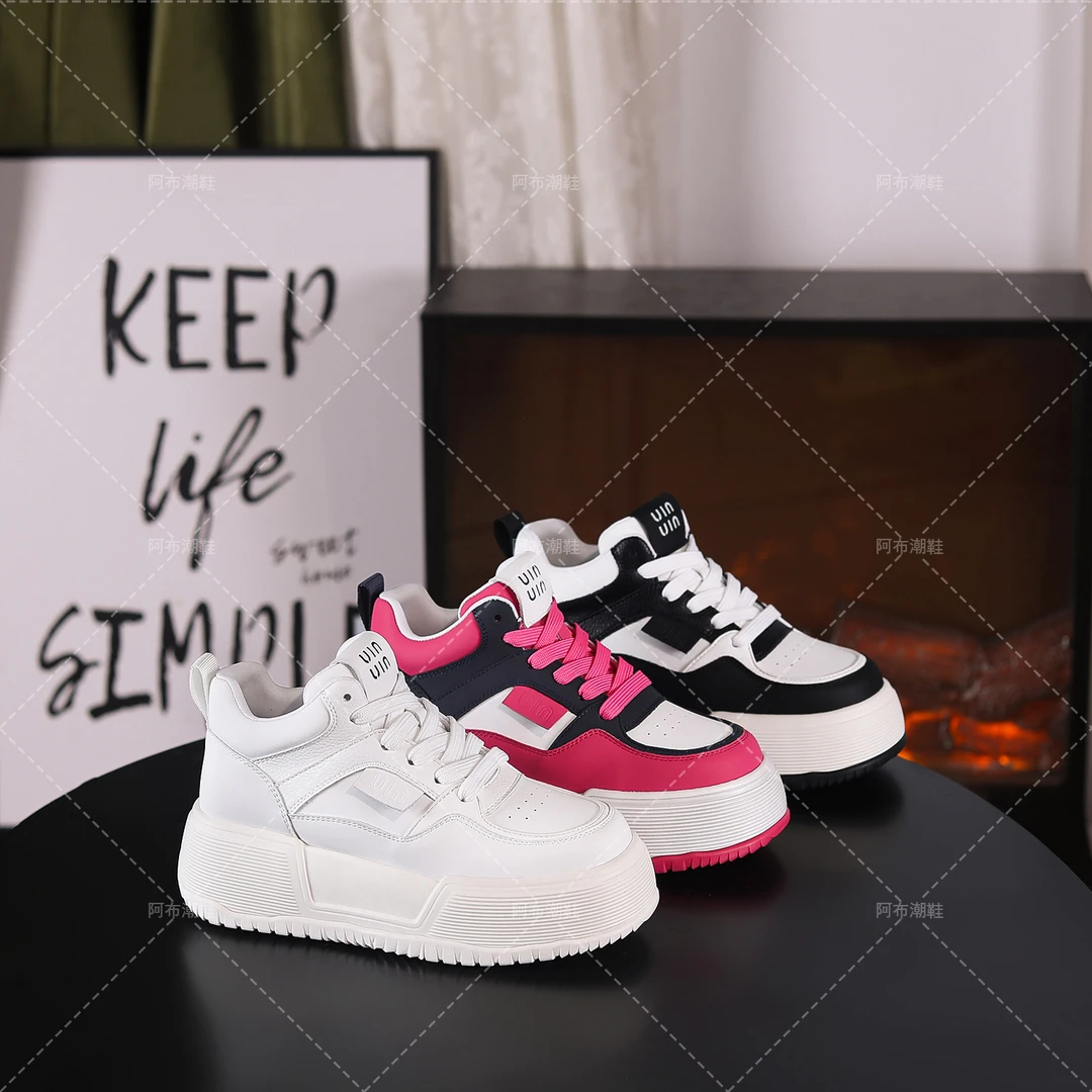 【阿布潮鞋●白月光】增高6cm时尚增高潮流百搭女士休闲鞋3136