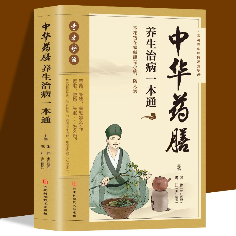 中华药膳养生治病一本通汤膳药膳食谱 食疗 中医养生书籍大全M