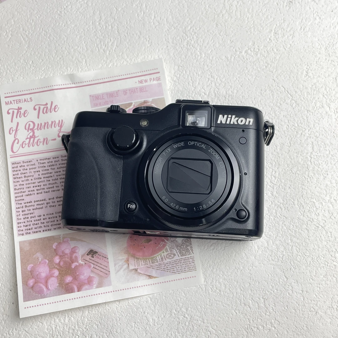 9新 Nikon/尼康 尼康P7100相机 佳能G12大平替 仅1拍照黑色摄影复