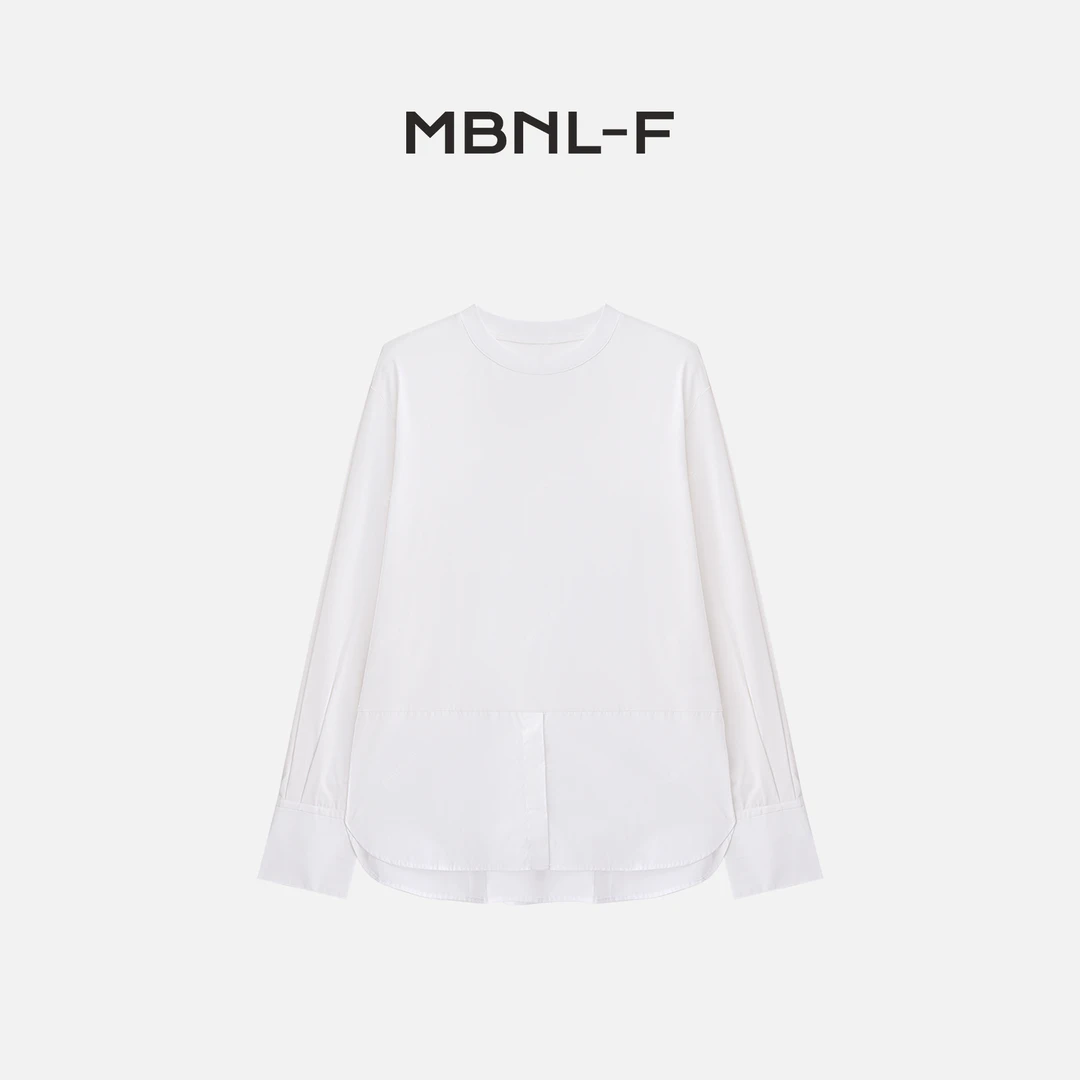 MBNL-F”衬衫T“ 2024F/W新品 100%棉设计西装袖T恤 秦磊XM-T23687