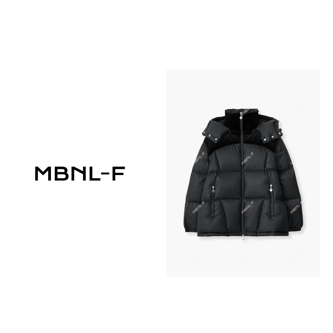 MBNL-F【希贝尔】2023F/W新品  90白鹅绒百搭宽松羽绒服XM-YRC8002