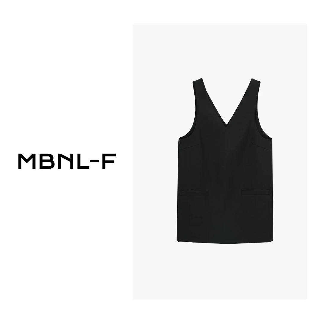 MBNL-F设计师时尚修身显瘦短款百搭夏季背心裙XM-68180D