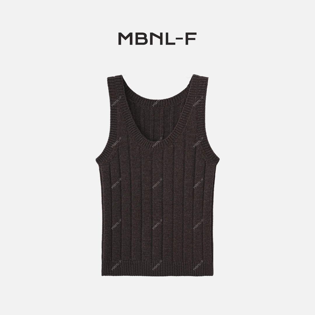 MBNL-F “基础系” 2024F/W新品 100%羊毛背心打底 秦磊XM-BX4054