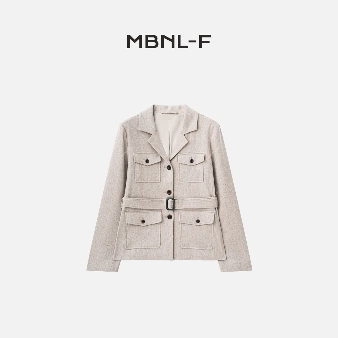 MBNL-F“英式摩登” 2024F/W新品 多口袋西装外套 秦磊XM-TZ3030