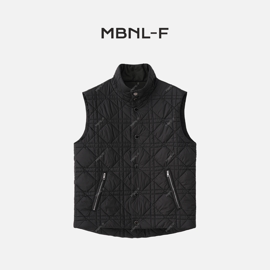 MBNL-F“滕格马甲” 2024F/W新品 棱纹马甲棉服 秦磊XM-MJ30995