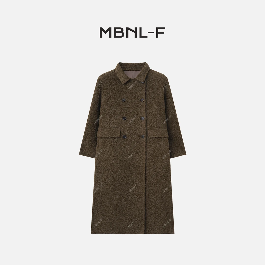 MBNL-F 2024F/W新品 进口韩国苏丽双排扣大衣 秦磊XM-DY26212