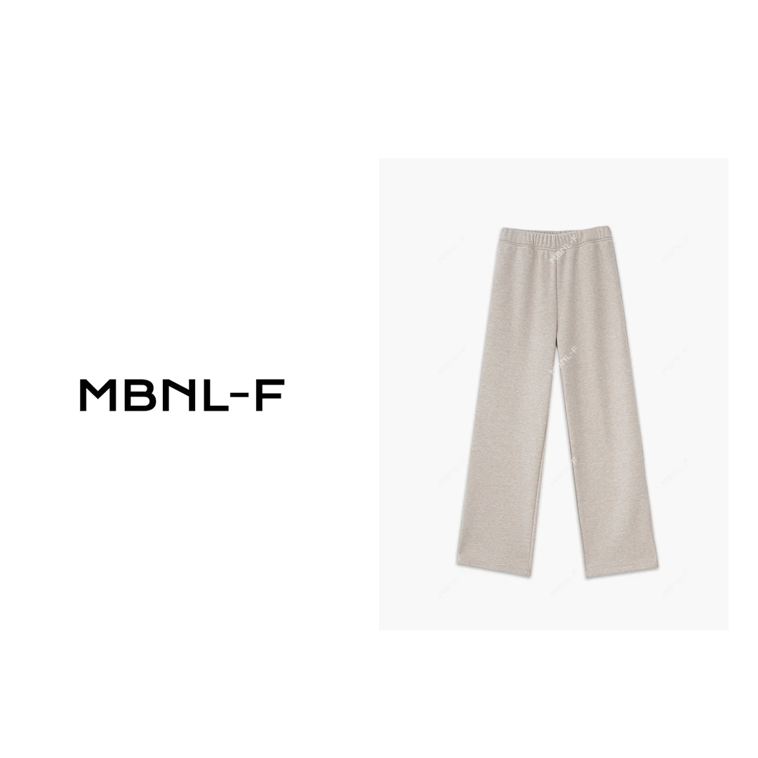 MBNL-F “纯色阔腿卫裤” 2024F/W新品 高腰显瘦阔腿裤 XM-TZ8078