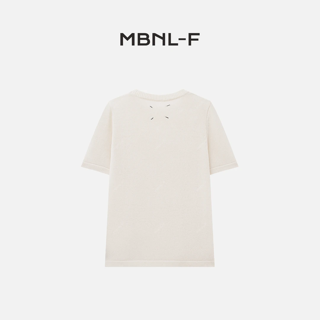 MBNL-F“极简毛衣T” 2024F/W新品 老钱极简毛衣T恤 秦磊XM-MY99415