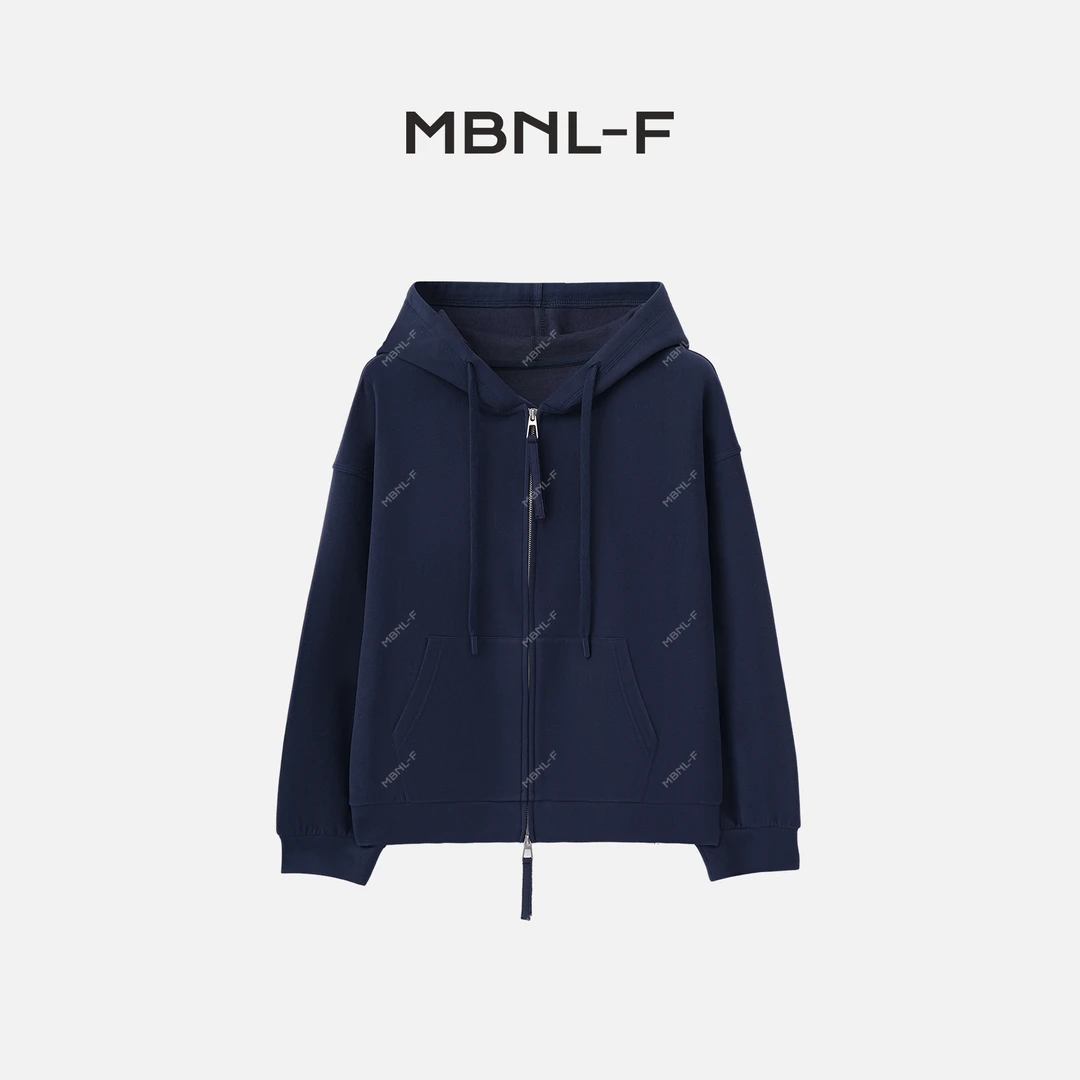 MBNL-F “果冻卫衣” 2024F/W新品 纯色极简连帽卫衣秦磊XM-WY23623