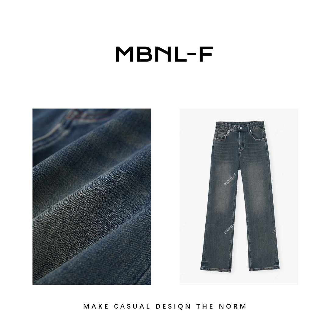 MBNL-F秋冬绿牛  2023F/W 热力感 秋冬神裤牛仔裤 秦磊XM-NZ86702