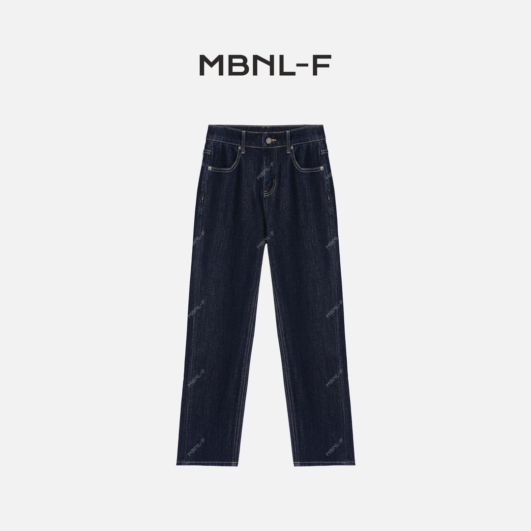 MBNL-F“卡特原牛” 2024F/W新品 直筒紧身蓝色牛仔裤秦磊XM-NZ1891