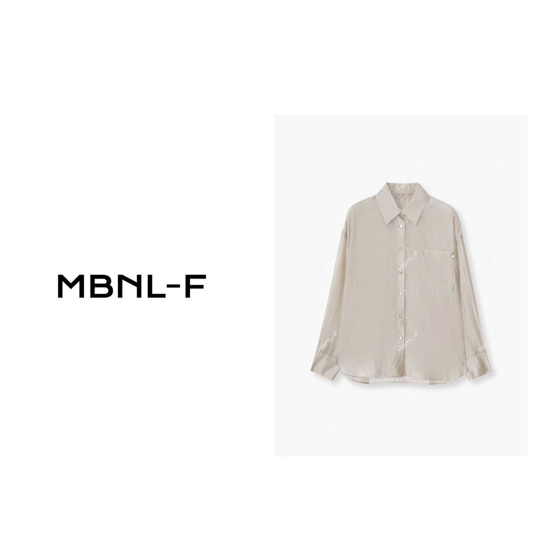 MBNL-F  原野 2024F/W新品 休闲百搭衬衫外套 T秦磊XM-SH101